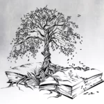 Wall Sticker Bear The Tree Of Knowledge In The Book