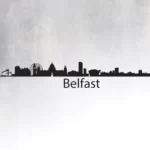Wall Sticker Silhouette Of Belfast
