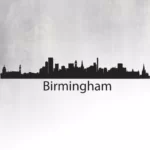 Wall Sticker Silhouette Of Birmingham