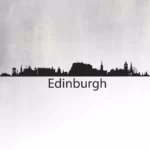 Wall Sticker Silhouette Of Edinburgh