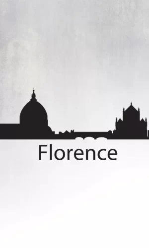 Wall Sticker Silhouette Of Florence