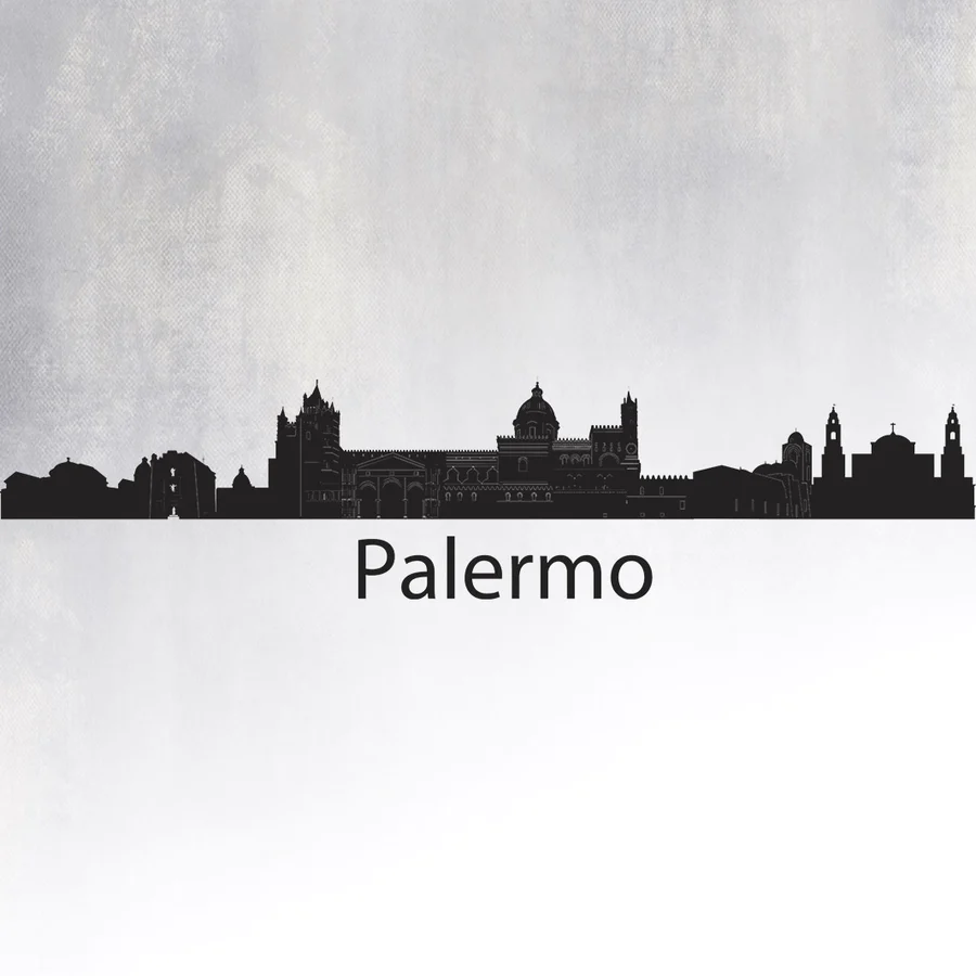 Wall Sticker Silhouette Of Palermo