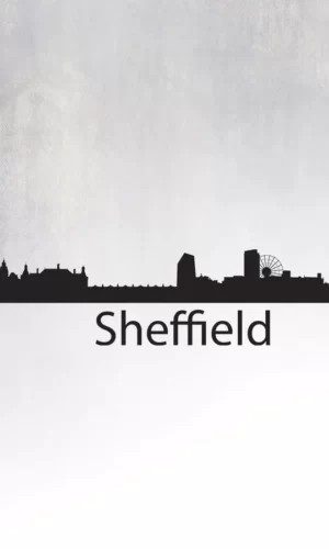 Wall Sticker Silhouette Of Sheffield