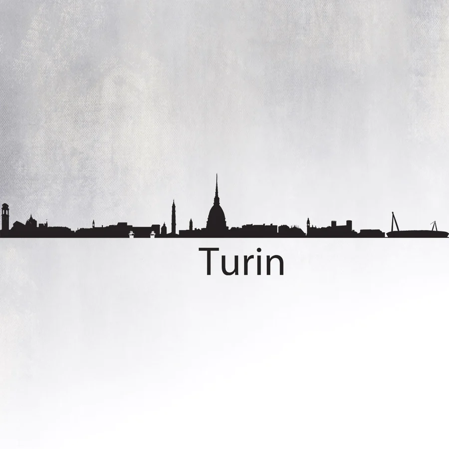 Wall Sticker Silhouette Of Turin