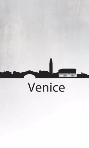 Wall Sticker Silhouette Of Venice