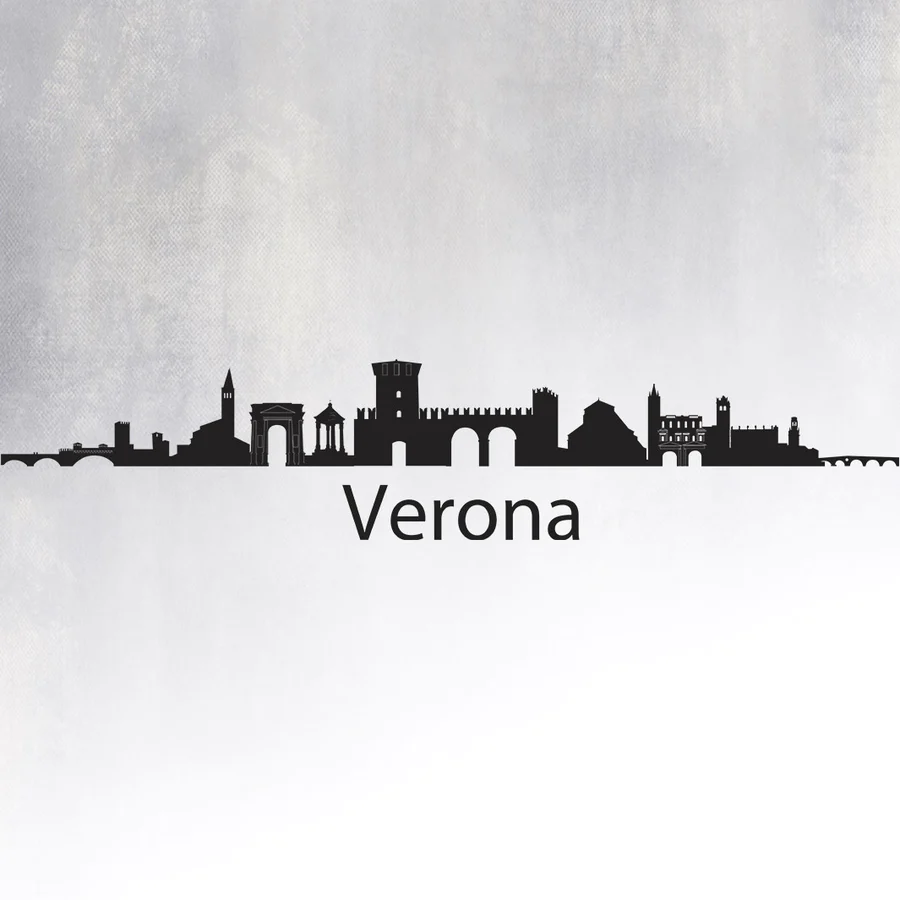 Wall Sticker Silhouette Of Verona