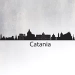 Wall Sticker Silhouette Of Catania