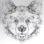 Wall Sticker Bear In Ornament