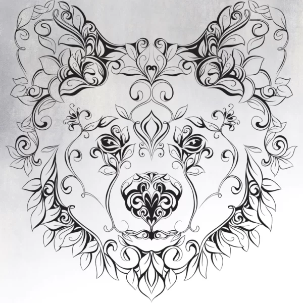 Wall Sticker Bear In Ornament