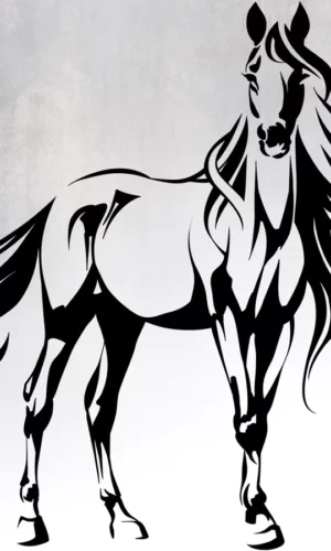 Wall Sticker Beauty Horse