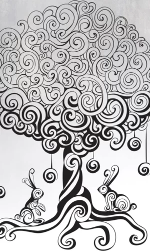 Wall Sticker Fantastic Tree