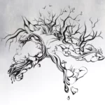 Wall Sticker Horse In Surrealism