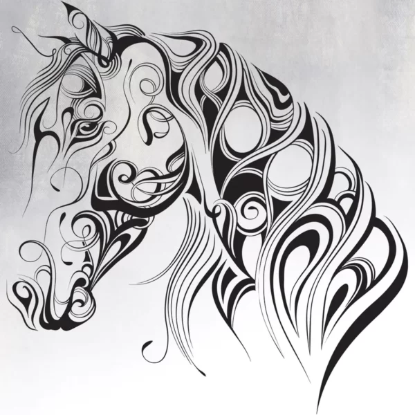 Wall Sticker Horse's Head