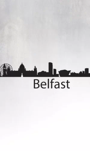 Wall Sticker Silhouette Of Belfast