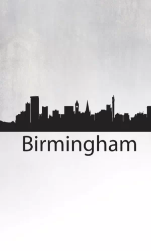 Wall Sticker Silhouette Of Birmingham