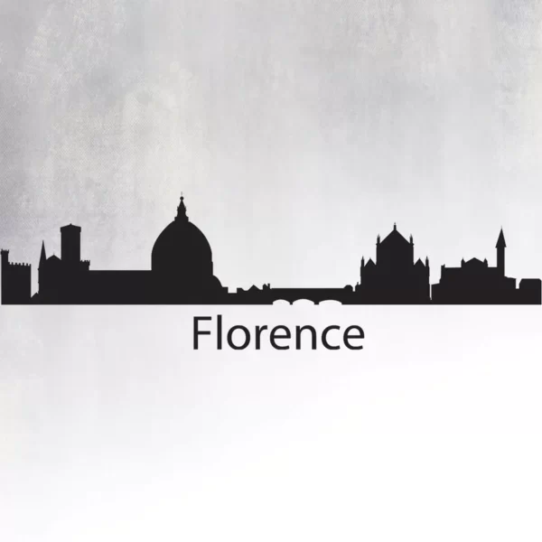 Wall Sticker Silhouette Of Florence