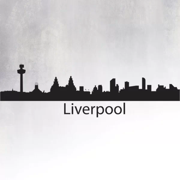 Wall Sticker Silhouette Of Liverpool