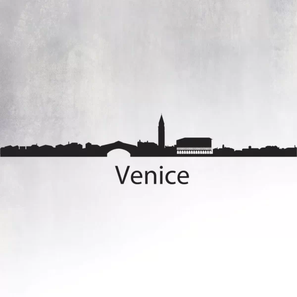 Wall Sticker Silhouette Of Venice