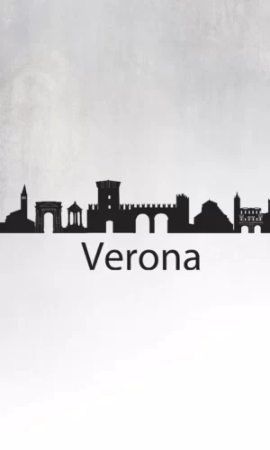 Wall Sticker Silhouette Of Verona