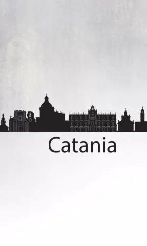 Wall Sticker Silhouette Of Catania